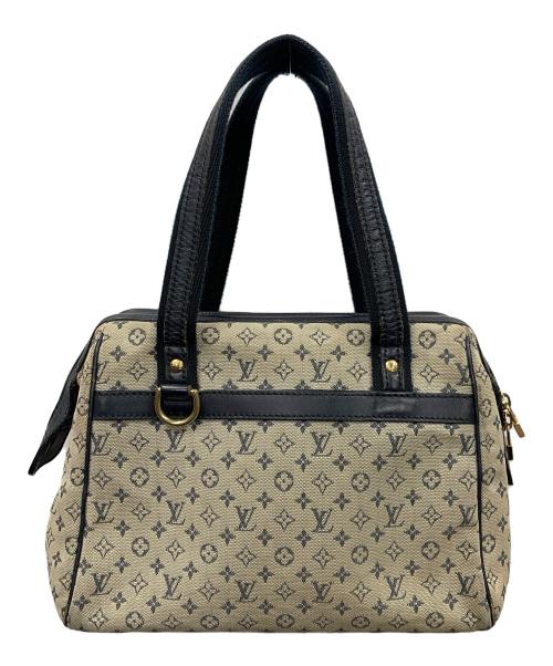 LOUIS VUITTON（ルイ ヴィトン）LOUIS VUITTON (ルイ ヴィトン) ハンドバッグ ジョセフィーヌ モノグラム ベージュ×ネイビー サイズ:実寸サイズにてご確認ください。の古着・服飾アイテム