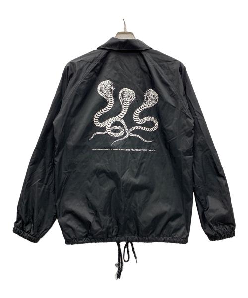 tatoo studio yamada（タトゥースタジオ ヤマダ）tatoo studio yamada (タトゥースタジオ ヤマダ) コーチジャケット ブラック サイズ:Sの古着・服飾アイテム