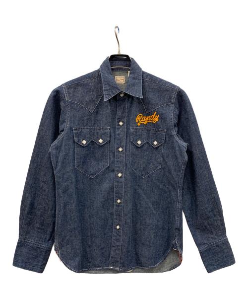 SUGAR CANE（シュガーケーン）SUGAR CANE (シュガーケーン) LOONEY TUNES (ルーニーチューンズ) デニムシャツ インディゴ サイズ:XSの古着・服飾アイテム