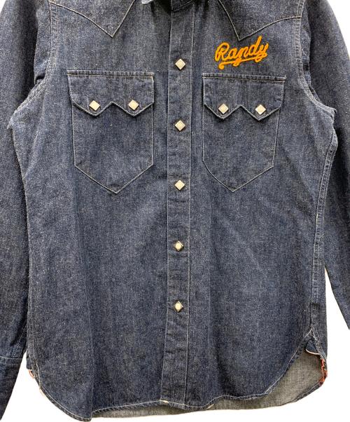 SUGAR CANE（シュガーケーン）SUGAR CANE (シュガーケーン) LOONEY TUNES (ルーニーチューンズ) デニムシャツ インディゴ サイズ:XSの古着・服飾アイテム