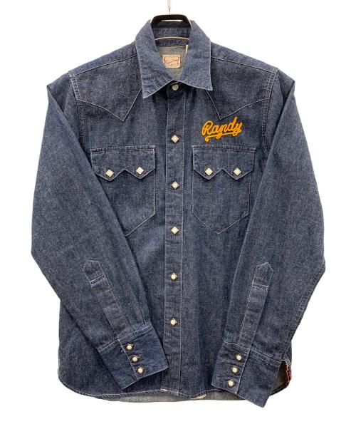 SUGAR CANE（シュガーケーン）SUGAR CANE (シュガーケーン) LOONEY TUNES (ルーニーチューンズ) デニムシャツ インディゴ サイズ:XSの古着・服飾アイテム