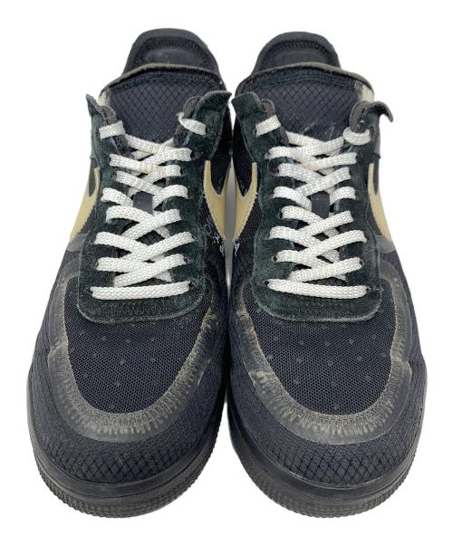 NIKE（ナイキ）NIKE (ナイキ) OFFWHITE (オフホワイト) ローカットスニーカー Air Force 1 Low Black（エアフォース1 ロー ブラック） ブラック×ベージュ サイズ:26.5cmの古着・服飾アイテム