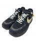 NIKE（ナイキ）の古着「ローカットスニーカー Air Force 1 Low Black（エアフォース1 ロー ブラック）」｜ブラック×ベージュ
