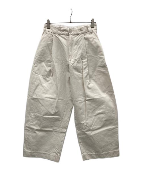 STUDIO NICHOLSON（スタジオ ニコルソン）STUDIO NICHOLSON (スタジオ ニコルソン) パンツ アイボリー サイズ:Sの古着・服飾アイテム