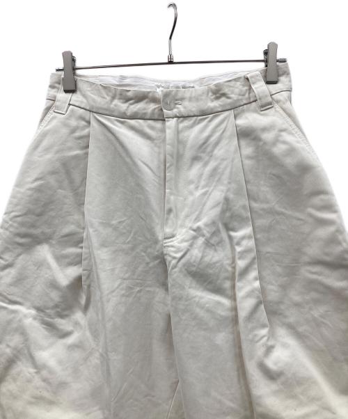 STUDIO NICHOLSON（スタジオ ニコルソン）STUDIO NICHOLSON (スタジオ ニコルソン) パンツ アイボリー サイズ:Sの古着・服飾アイテム
