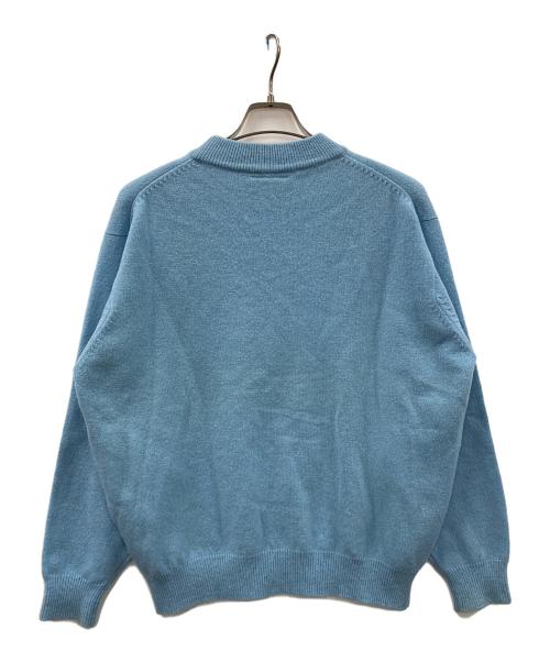 HAI（ハイ）HAI (ハイ) 厚手ニット スカイブルー サイズ:Mの古着・服飾アイテム
