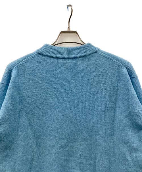 HAI（ハイ）HAI (ハイ) 厚手ニット スカイブルー サイズ:Mの古着・服飾アイテム