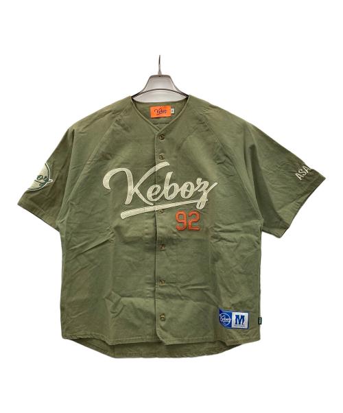 KEBOZ（ケボズ）KEBOZ (ケボズ) ベースボールシャツ カーキ サイズ:Mの古着・服飾アイテム