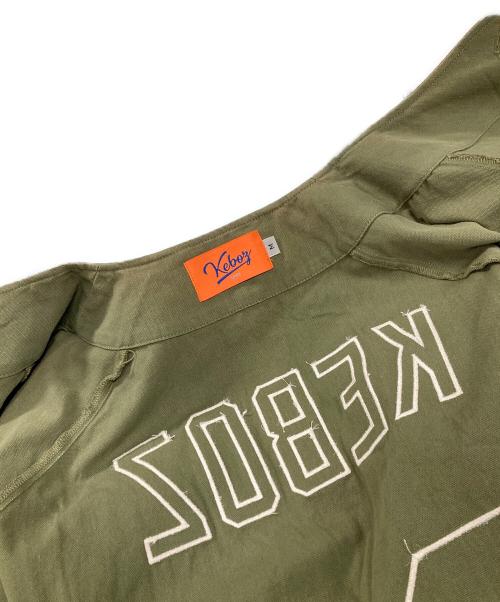 KEBOZ（ケボズ）KEBOZ (ケボズ) ベースボールシャツ カーキ サイズ:Mの古着・服飾アイテム