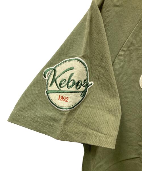 KEBOZ（ケボズ）KEBOZ (ケボズ) ベースボールシャツ カーキ サイズ:Mの古着・服飾アイテム