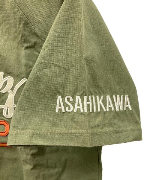 KEBOZ（ケボズ）KEBOZ (ケボズ) ベースボールシャツ カーキ サイズ:Mの古着・服飾アイテム