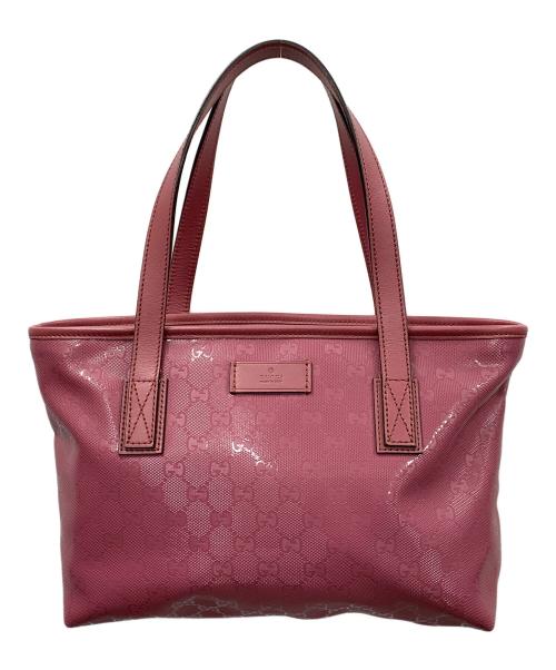 GUCCI（グッチ）GUCCI (グッチ) トートバッグ GGインプリメ ピンク サイズ:実寸サイズにてご確認ください。の古着・服飾アイテム