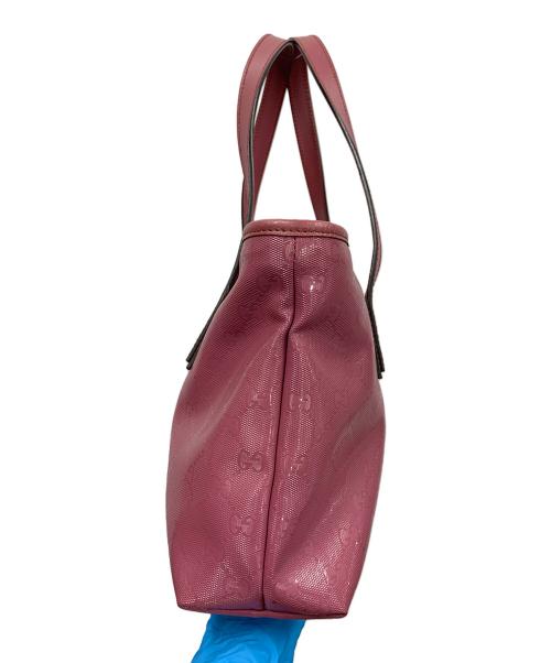 GUCCI（グッチ）GUCCI (グッチ) トートバッグ GGインプリメ ピンク サイズ:実寸サイズにてご確認ください。の古着・服飾アイテム