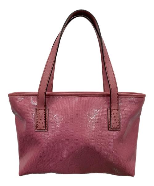 GUCCI（グッチ）GUCCI (グッチ) トートバッグ GGインプリメ ピンク サイズ:実寸サイズにてご確認ください。の古着・服飾アイテム