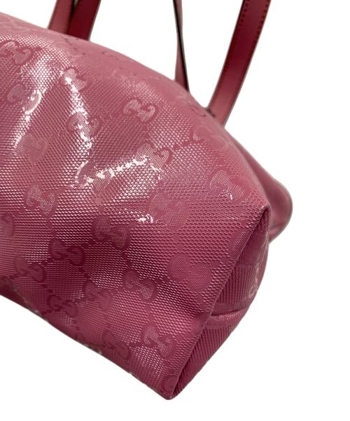 GUCCI（グッチ）GUCCI (グッチ) トートバッグ GGインプリメ ピンク サイズ:実寸サイズにてご確認ください。の古着・服飾アイテム