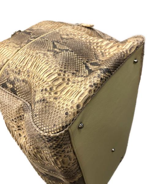 DEORON（デオロン）DEORON (デオロン) ボストンバッグ ベージュ サイズ:実寸サイズにてご確認下さい。の古着・服飾アイテム