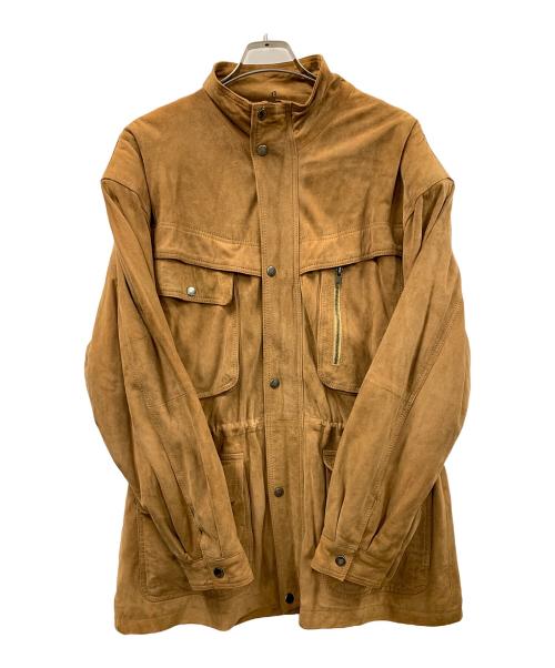 COATE（コート）COATE (コート) レザーコート ブラウン サイズ:実寸サイズにてご確認ください。の古着・服飾アイテム