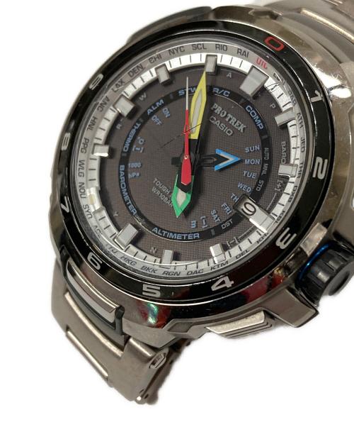 CASIO（カシオ）CASIO (カシオ) 腕時計 PROTREX（プロトレック） マナスル ソーラー充電 ブラック サイズ:実寸サイズにご確認ください。の古着・服飾アイテム