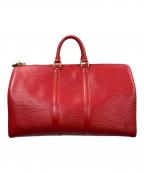 LOUIS VUITTONルイ ヴィトン）の古着「ボストンバッグ エピ キーポル45」｜レッド