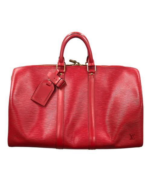 LOUIS VUITTON（ルイ ヴィトン）LOUIS VUITTON (ルイ ヴィトン) ボストンバッグ エピ キーポル45 レッド サイズ:実寸サイズにてご確認ください。の古着・服飾アイテム