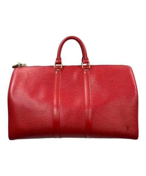 LOUIS VUITTON（ルイ ヴィトン）LOUIS VUITTON (ルイ ヴィトン) ボストンバッグ エピ キーポル45 レッド サイズ:実寸サイズにてご確認ください。の古着・服飾アイテム