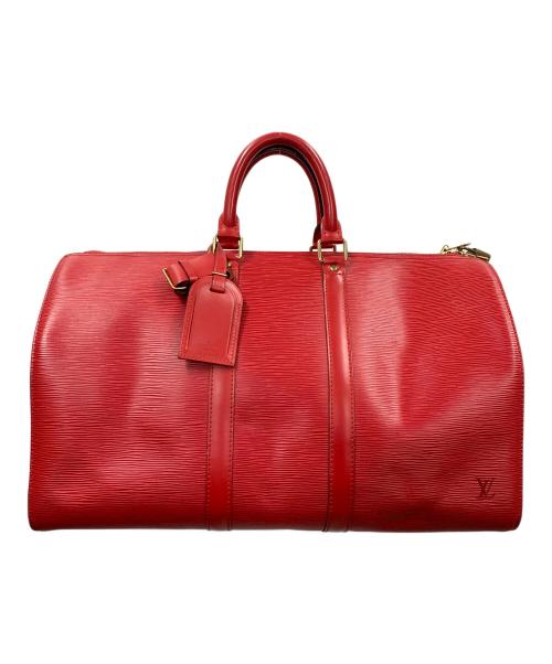 LOUIS VUITTON（ルイ ヴィトン）LOUIS VUITTON (ルイ ヴィトン) ボストンバッグ エピ キーポル45 レッド サイズ:実寸サイズにてご確認ください。の古着・服飾アイテム