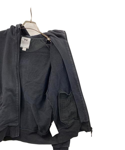 Y-3（ワイスリー）Y-3 (ワイスリー) adidas (アディダス) プルオーバーパーカー ブラック サイズ:XSの古着・服飾アイテム