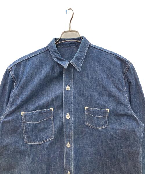 デニムシャツ（デニムシャツ）デニムシャツ (デニムシャツ) デニムシャツ サイズ:実寸サイズにてご確認ください。の古着・服飾アイテム