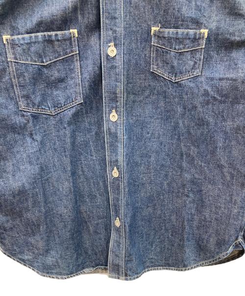 デニムシャツ（デニムシャツ）デニムシャツ (デニムシャツ) デニムシャツ サイズ:実寸サイズにてご確認ください。の古着・服飾アイテム