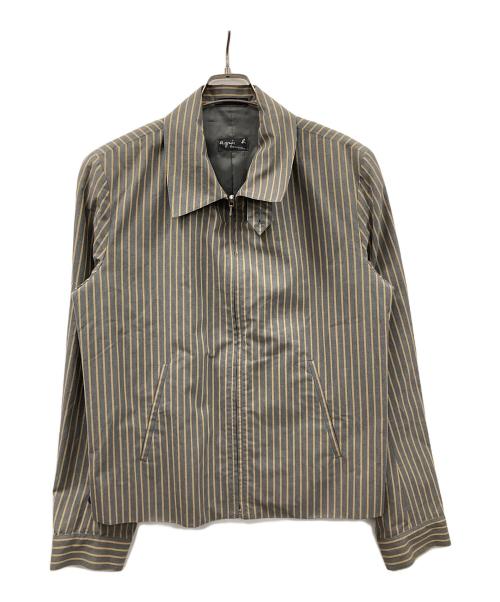 agnes b homme（アニエスベーオム）agnes b homme (アニエスベーオム) ブルゾン グレー サイズ:46の古着・服飾アイテム