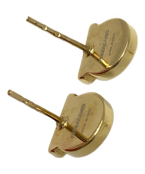 Ferragamo（フェラガモ）Ferragamo (フェラガモ) ピアス ガンチーニ クリスタルパール サイズ:実寸サイズにてご確認ください。の古着・服飾アイテム