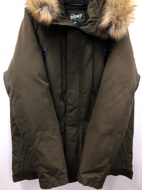 Schott（ショット）Schott (ショット) ダウンジャケット スノーケルダウンパーカー オリーブ サイズ:Mの古着・服飾アイテム