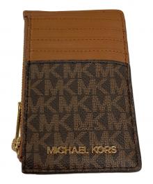 MICHAEL KORS（マイケル・コース）の古着「カード＆コインケース」｜ブラウン