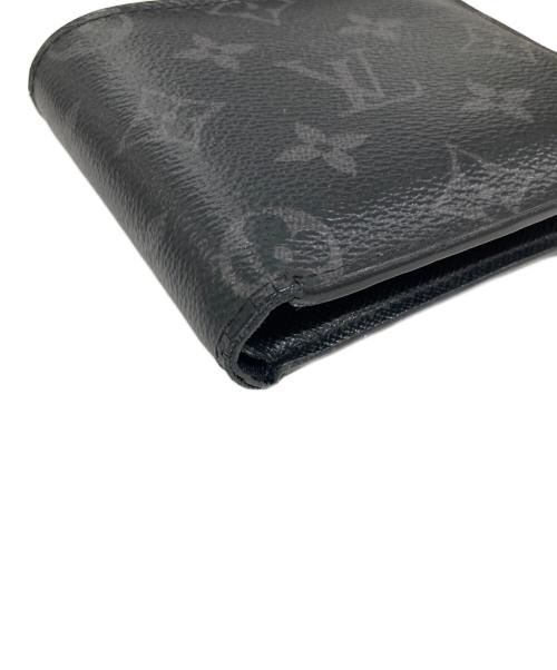 LOUIS VUITTON（ルイ ヴィトン）LOUIS VUITTON (ルイ ヴィトン) 2つ折り財布 モノグラム ポルトフォイユ・マルコ NM ブラック サイズ:実寸サイズにてご確認ください。の古着・服飾アイテム