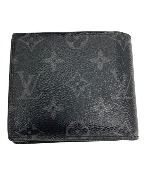 LOUIS VUITTON（ルイ ヴィトン）LOUIS VUITTON (ルイ ヴィトン) 2つ折り財布 モノグラム ポルトフォイユ・マルコ NM ブラック サイズ:実寸サイズにてご確認ください。の古着・服飾アイテム