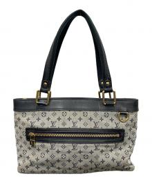 LOUIS VUITTON（ルイ ヴィトン）の古着「ハンドバッグ モノグラム ルシーユPM」｜ネイビー