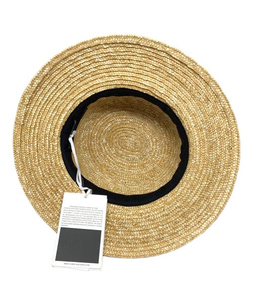 COMES AND GOES（カムズアンドゴーズ）COMES AND GOES (カムズアンドゴーズ) カンカン帽 ナチュラル サイズ:実寸サイズにてご確認ください。 未使用品の古着・服飾アイテム