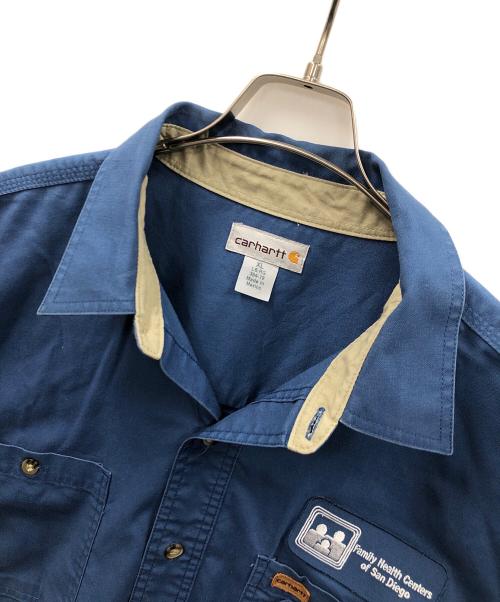 CarHartt（カーハート）CarHartt (カーハート) 長袖シャツ ワークシャツ ブルー サイズ:XLの古着・服飾アイテム