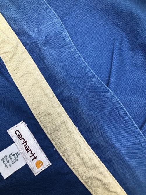 CarHartt（カーハート）CarHartt (カーハート) 長袖シャツ ワークシャツ ブルー サイズ:XLの古着・服飾アイテム