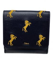 Chloe（クロエ）の古着「2つ折り財布 リトルホース」｜ブラック