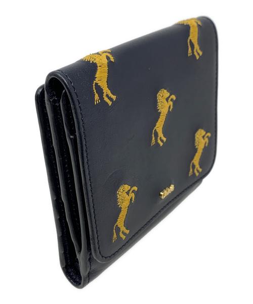 Chloe（クロエ）Chloe (クロエ) 2つ折り財布 リトルホース ブラック サイズ:実寸サイズにてご確認ください。の古着・服飾アイテム