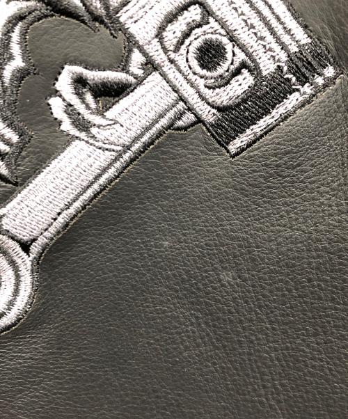 HARLEY-DAVIDSON（ハーレーダビッドソン）HARLEY-DAVIDSON (ハーレーダビッドソン) レザーベスト ブラック サイズ:Mの古着・服飾アイテム