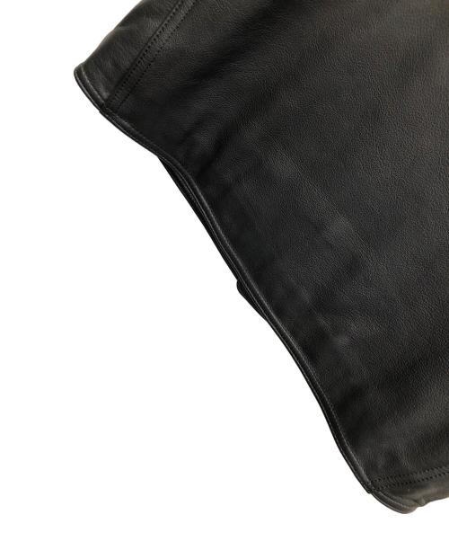 HARLEY-DAVIDSON（ハーレーダビッドソン）HARLEY-DAVIDSON (ハーレーダビッドソン) レザーベスト ブラック サイズ:Mの古着・服飾アイテム