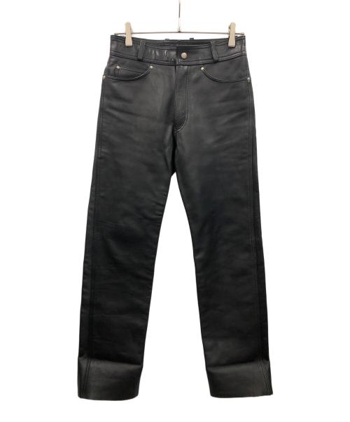 HARLEY-DAVIDSON（ハーレーダビッドソン）HARLEY-DAVIDSON (ハーレーダビッドソン) レザーパンツ ブラック サイズ:29の古着・服飾アイテム