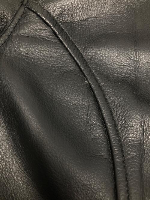 HARLEY-DAVIDSON（ハーレーダビッドソン）HARLEY-DAVIDSON (ハーレーダビッドソン) シングルライダースジャケット ブラック サイズ:Sの古着・服飾アイテム