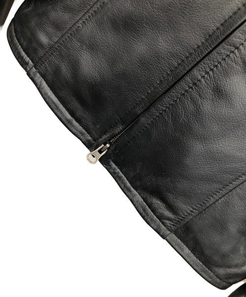 HARLEY-DAVIDSON（ハーレーダビッドソン）HARLEY-DAVIDSON (ハーレーダビッドソン) シングルライダースジャケット ブラック サイズ:Sの古着・服飾アイテム