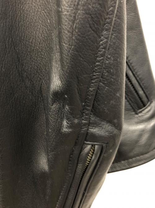 HARLEY-DAVIDSON（ハーレーダビッドソン）HARLEY-DAVIDSON (ハーレーダビッドソン) シングルライダースジャケット ブラック サイズ:Sの古着・服飾アイテム