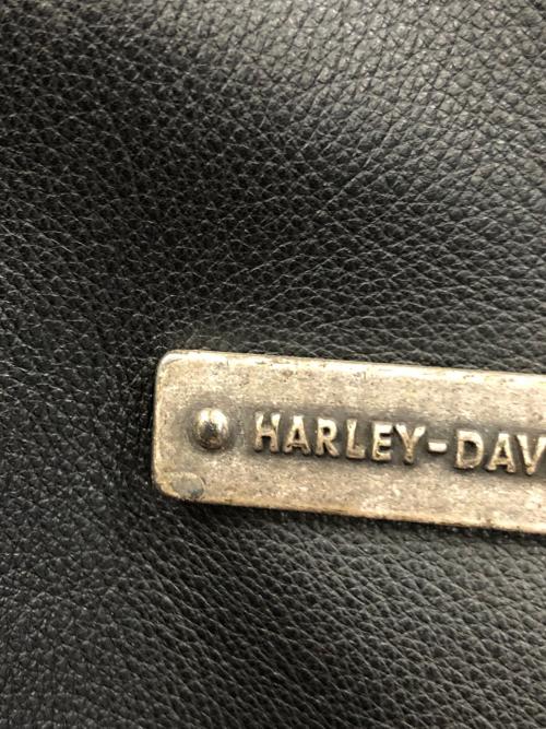 HARLEY-DAVIDSON（ハーレーダビッドソン）HARLEY-DAVIDSON (ハーレーダビッドソン) シングルライダースジャケット ブラック サイズ:Mの古着・服飾アイテム