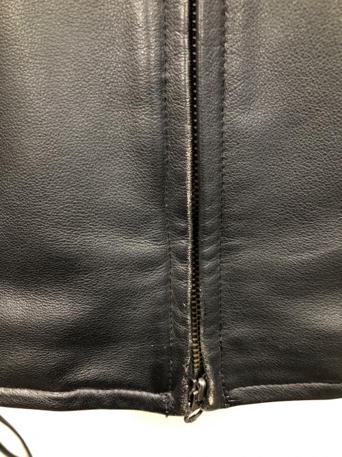 HARLEY-DAVIDSON（ハーレーダビッドソン）HARLEY-DAVIDSON (ハーレーダビッドソン) シングルライダースジャケット ブラック サイズ:Mの古着・服飾アイテム