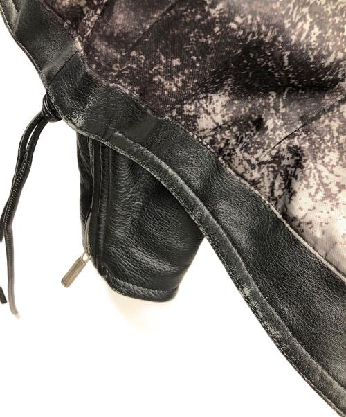 HARLEY-DAVIDSON（ハーレーダビッドソン）HARLEY-DAVIDSON (ハーレーダビッドソン) シングルライダースジャケット ブラック サイズ:Mの古着・服飾アイテム